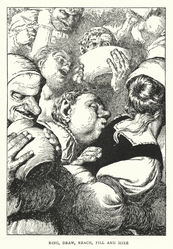 Ring, zieh, reich, füll und misch von William Heath Robinson