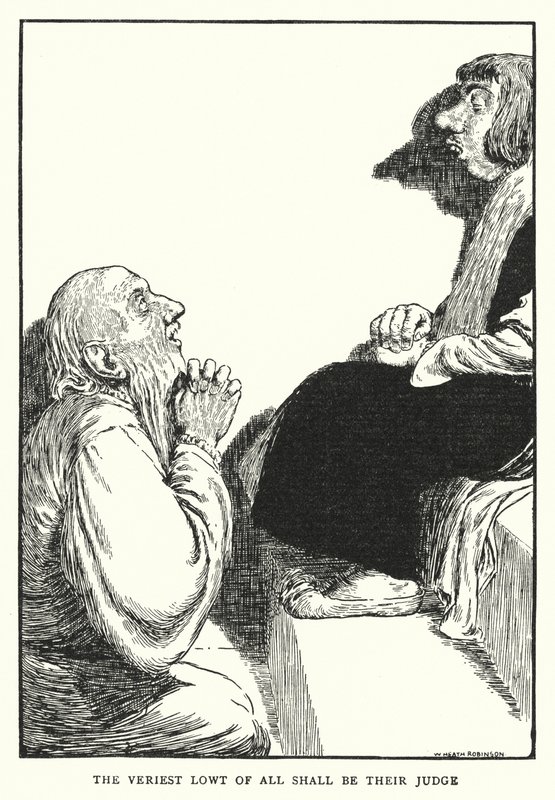 Der größte Tölpel von allen soll ihr Richter sein von William Heath Robinson