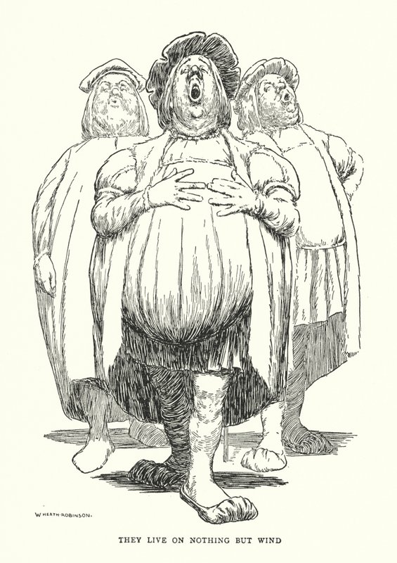 Sie leben nur vom Wind von William Heath Robinson