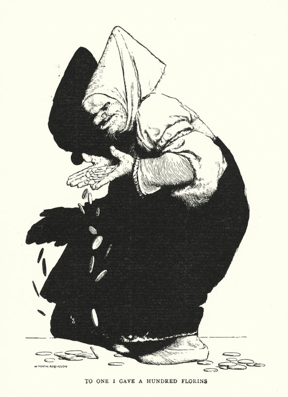 Einem gab ich hundert Florin von William Heath Robinson