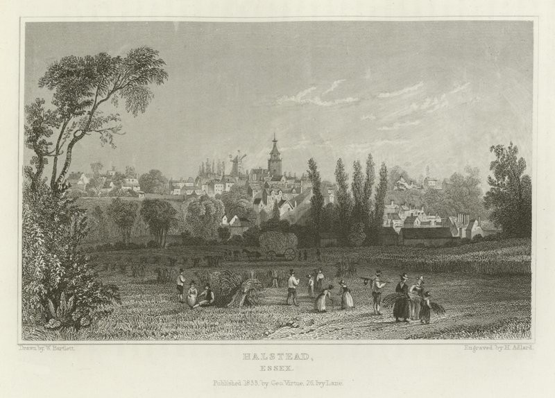 Halstead, Essex von William Henry Bartlett