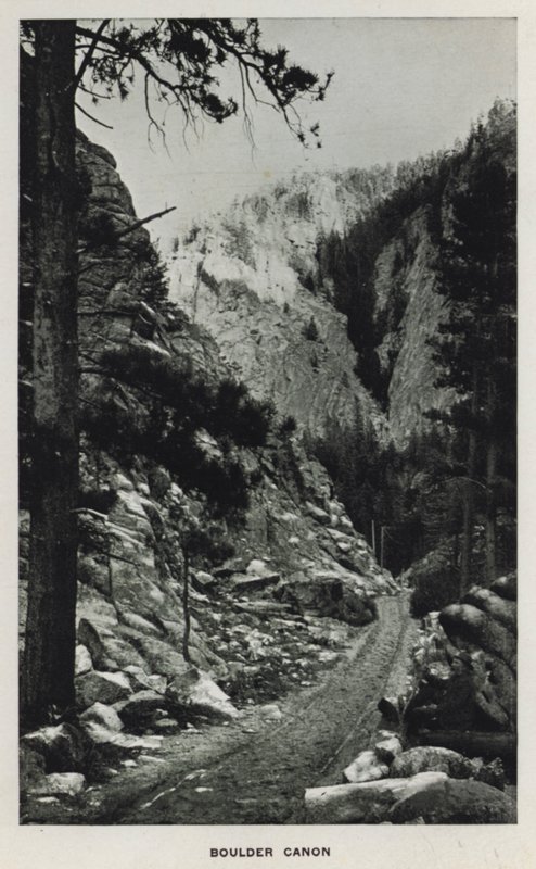 Canyons von Colorado: Boulder Canon von William Henry Jackson