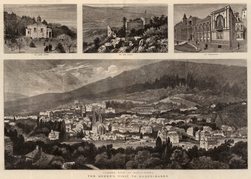 Der Besuch der Königin in Baden-Baden von William Henry James Boot