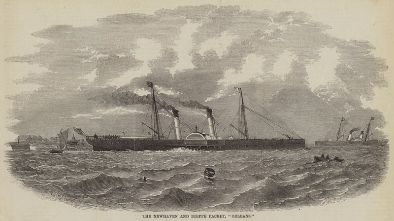 Die Newhaven und Dieppe Packet, Orleans von William Henry Prior