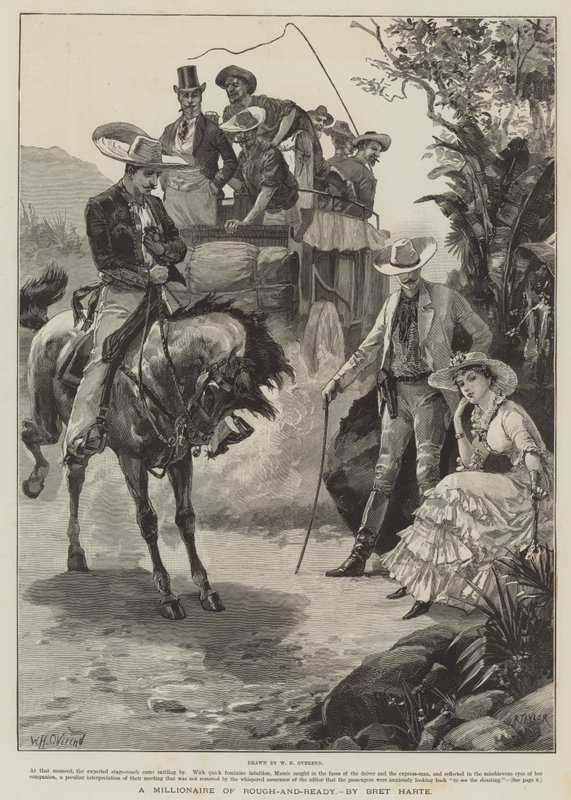 Ein Millionär von Rough-and-Ready, von Bret Harte von William Heysham Overend