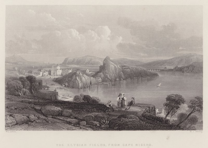 Die Elysischen Felder, vom Kap Miseno, Italien von William Leighton Leitch