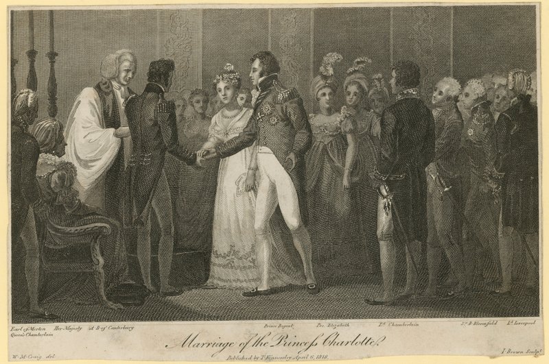 Die Hochzeit von Prinzessin Charlotte von William Marshall Craig