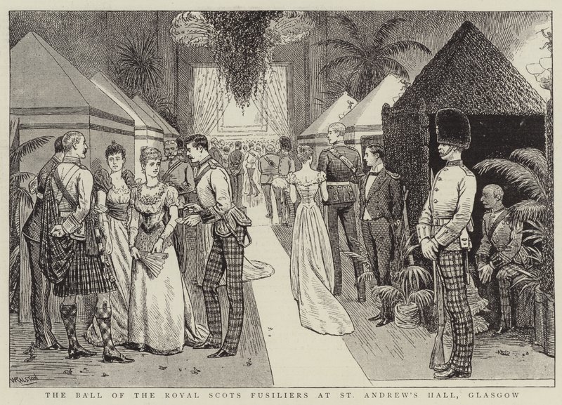 Der Ball der Royal Scots Fusiliers in der St. Andrew