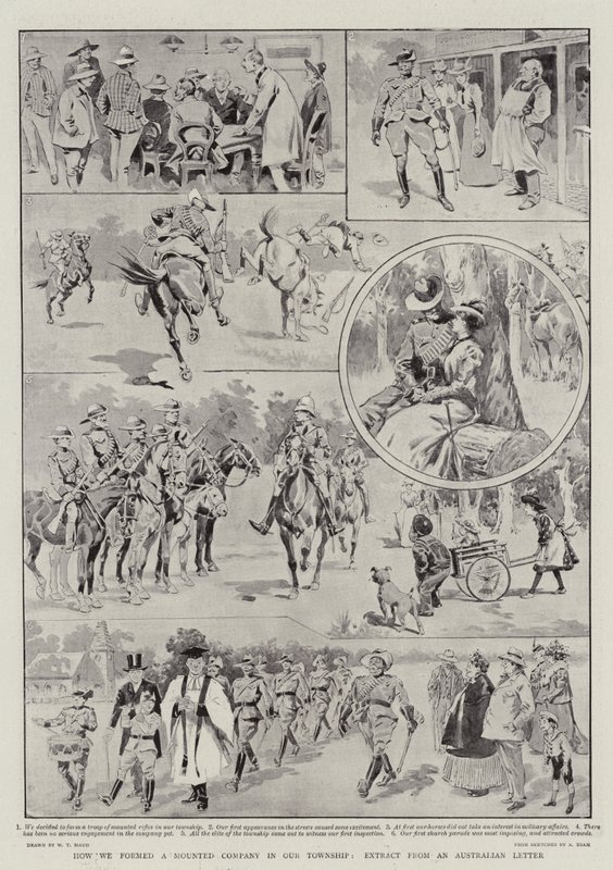 Wie wir eine berittene Kompanie in unserer Gemeinde gründeten, Auszug aus einem australischen Brief von William T. Maud