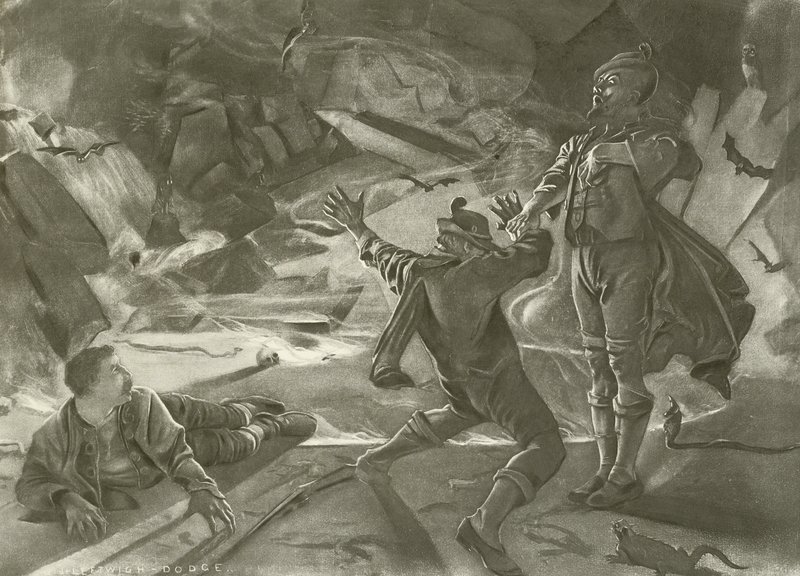 Der Freischütz, Akt II letzte Szene (Gravur) von William de Leftwich Dodge