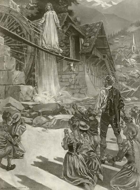 La Sonnambula, Akt III Szene ii von William de Leftwich Dodge