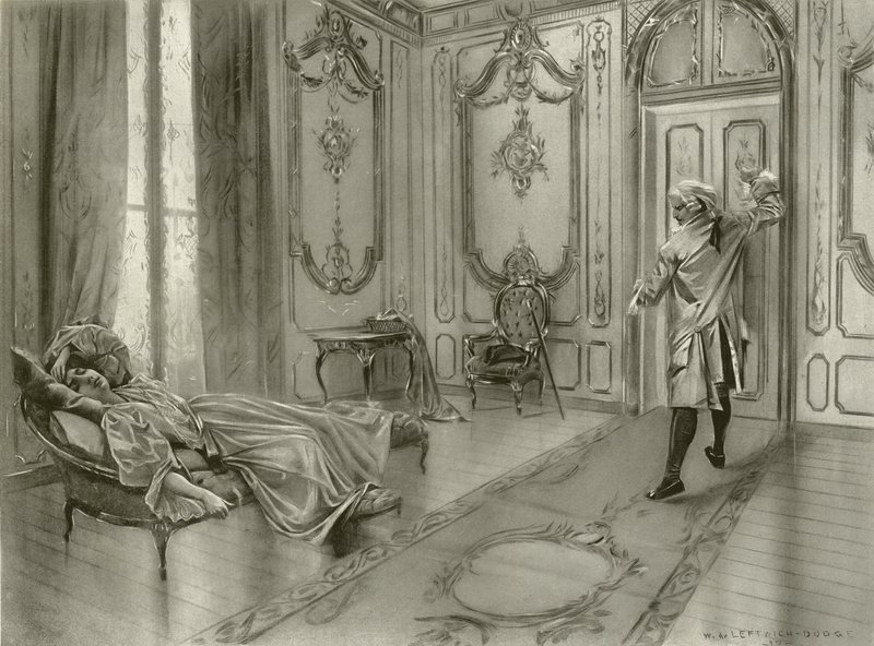 Die Hochzeit des Figaro, Akt I Szene IX von William de Leftwich Dodge