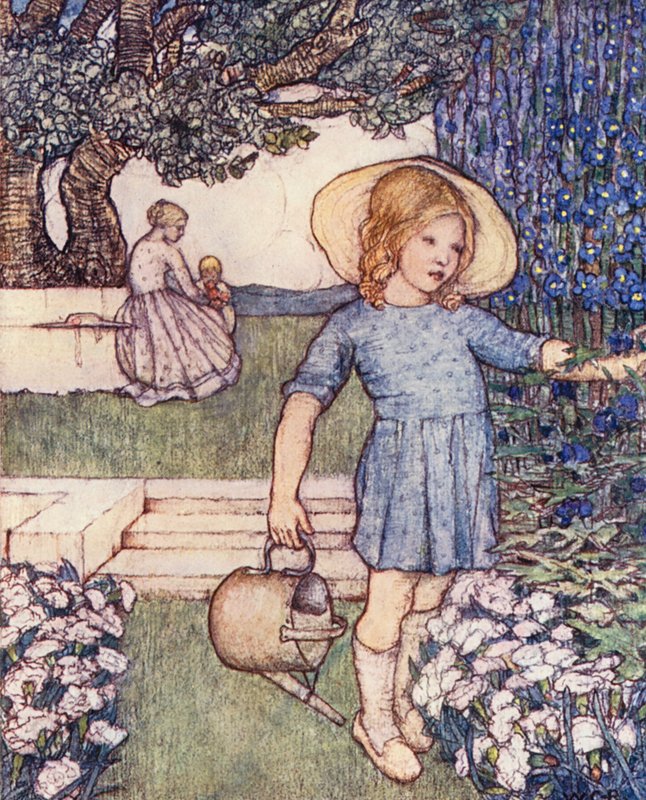 Kinderbuch der Gartenarbeit: Rittersporn und Nelken von Winifred Cayley Robinson