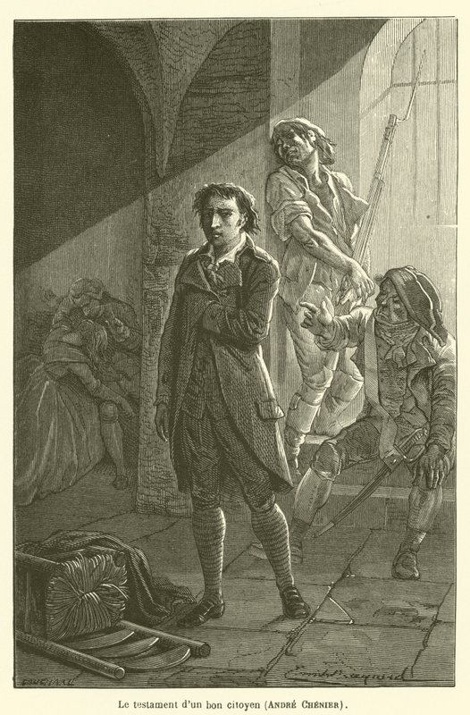 Das Testament eines guten Bürgers, Andre Chenier von after Emile Antoine Bayard
