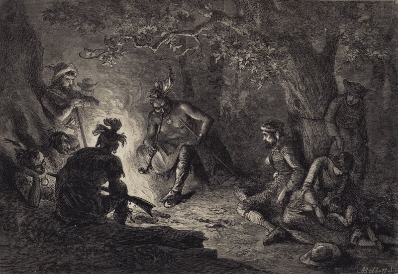 Gefangene aus dem Wyoming-Tal von after Felix Octavius Carr Darley