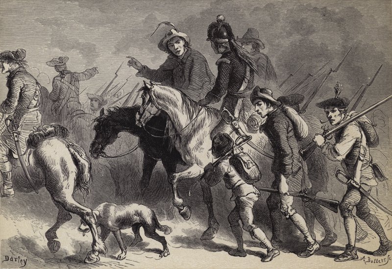 Aufstand der Neuengland-Bauern von after Felix Octavius Carr Darley