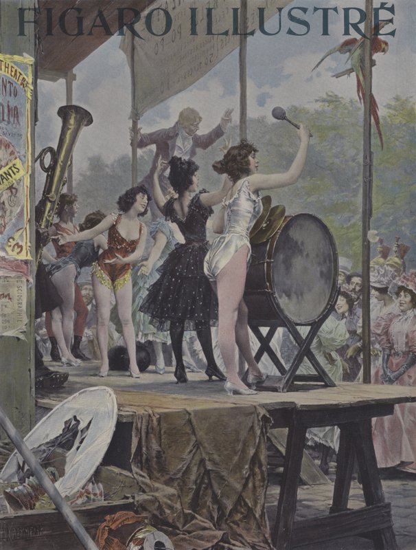 Die Parade. Titelblatt von Le Figaro Illustré, November 1897 von after Frederik Hendrik Kaemmerer