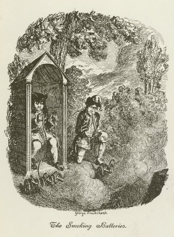 Illustration für Tristram Shandy von after George Cruikshank