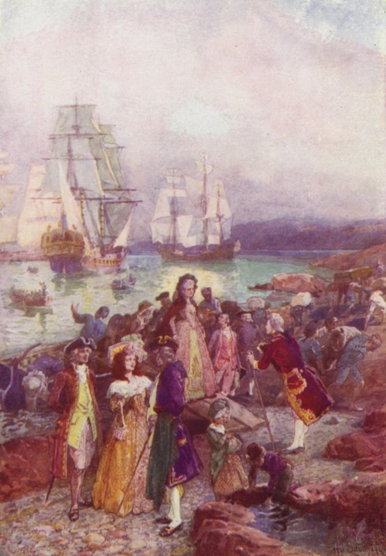Landung der Loyalisten, 1783 von after Henry Sandham