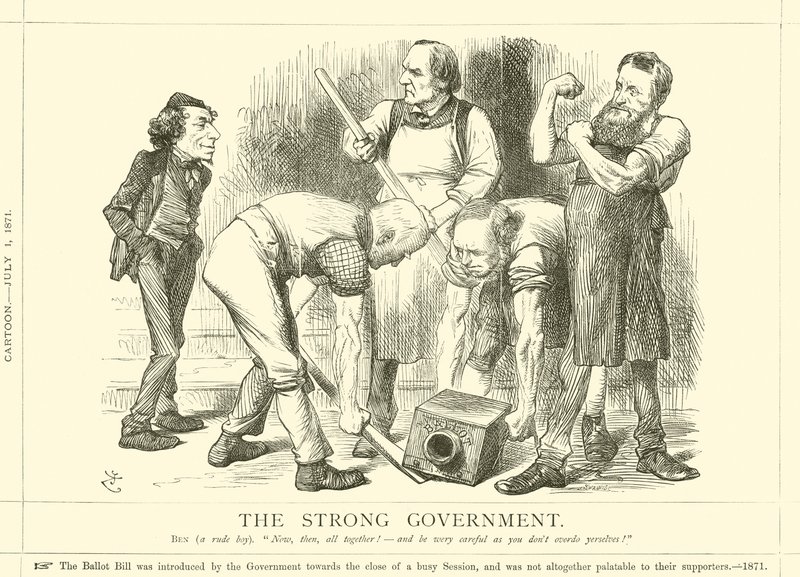 Die starke Regierung von after John Tenniel