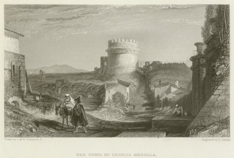 Das Grab der Cecilia Metella von after Joseph Mallord William Turner