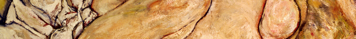 Die Umarmung, 1917 (Egon Schiele), Detail: Rücken der Frau