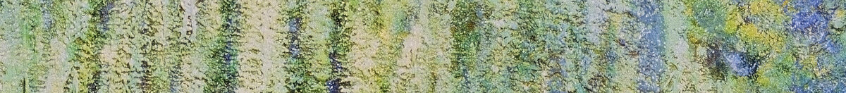 Der Seerosenteich mit der japanischen Brücke (Claude Monet), Detail: Trauerweide