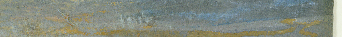 Himmelsstudie (Joseph Mallord William Turner), Detail: Wellenzone rechts