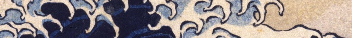 Die große Welle vor Kanagawa (Katsushika Hokusai), Detail: Klauenförmige Gischtfinger