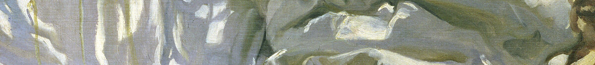 Das Segel flicken, 1896 (Joaquín Sorolla), Detail: Weißes Segeltuch