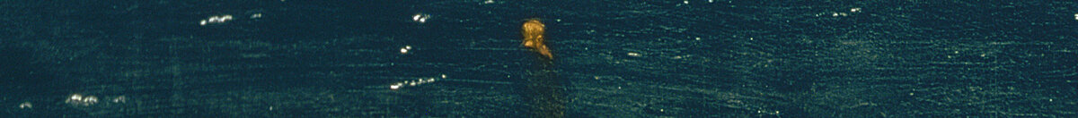 Der Mönch am Meer (Caspar David Friedrich), Detail: Mönch am Meeresrand
