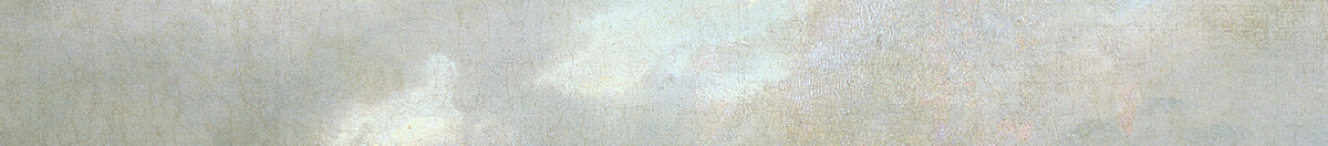 Der Mönch am Meer (Caspar David Friedrich), Detail: Lichtdurchflutete Wolkenbank