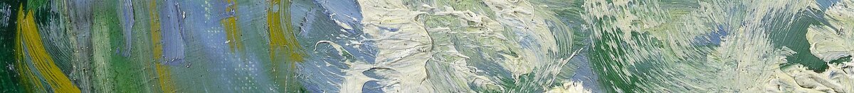 Meereslandschaft bei Les Saintes-Maries-de-la-Mer (Vincent van Gogh), Detail: Brechende Welle mit Schaum