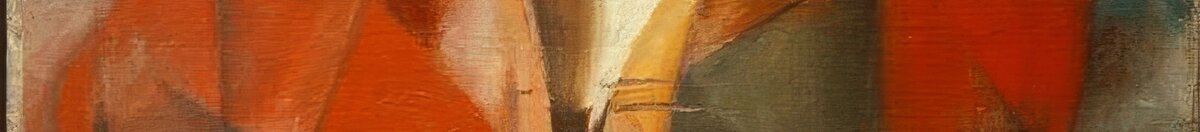 Die Füchse (Franz Marc), Detail: Kopf des oberen Fuchses