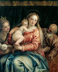 Madonna mit Kind, St. Peter und St. Agnes