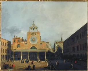 Der Platz vor San Giacomo di Rialto, Venedig