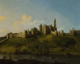 Ansicht von Alnwick Castle