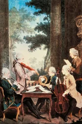 Konzert mit Oboe, Violine, Horn und Cello