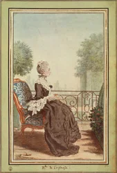 Ms Jeanne Julie Eleonore de Lespinasse, Gravur