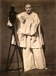 Mime Debureau als Pierrot