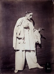 Mime: Charles Deburau (1829-1873) in „Pierrot am Medikamententopf“