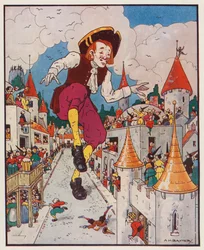 Illustration für Gullivers Reisen von Jonathan Swift