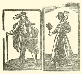 Illustration für The Roxburghe Ballads (Holzschnitt)