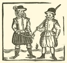 Illustration für The Roxburghe Ballads (Holzschnitt)