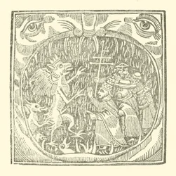 Illustration für The Roxburghe Ballads (Holzschnitt)