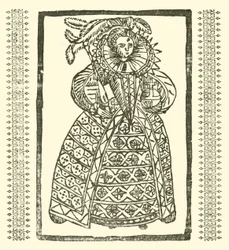 Illustration für The Roxburghe Ballads (Holzschnitt)