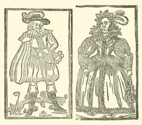 Illustration für The Roxburghe Ballads (Holzschnitt)