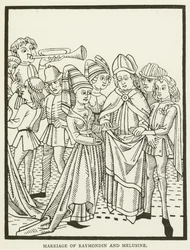 Hochzeit von Raymondin und Melusine (Stich)