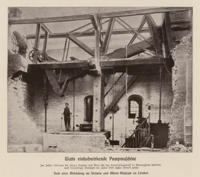 Boulton & Watt Einzylinder-Pumpmaschine