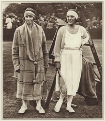 Kitty Godfree und Suzanne Lenglen